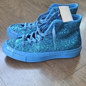 Converse Chuck 70 High "After Party" sneakers in the "Blue Hero" colorway